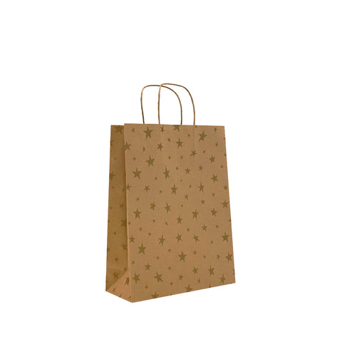 Stars brown paper bags