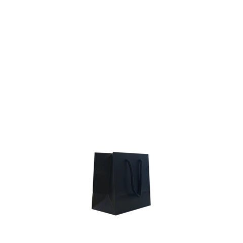 Black laminated paper bags