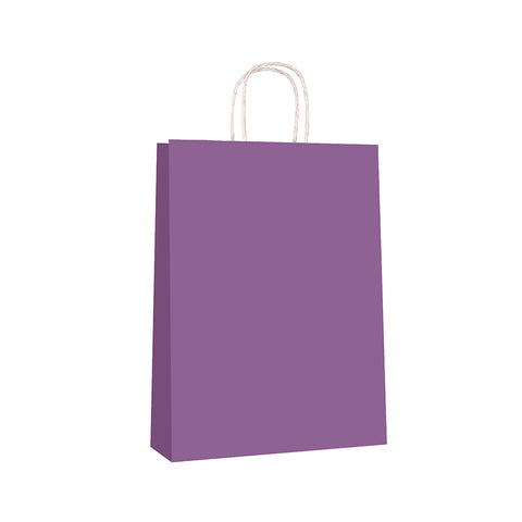 Purple paper bags