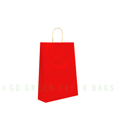 Red paper bags