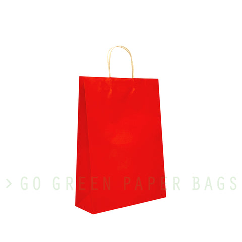 Red paper bags