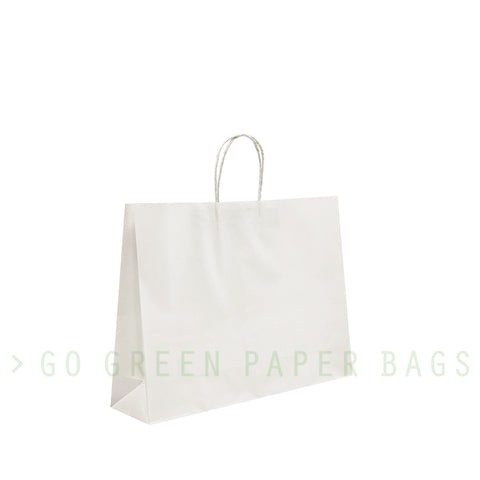 White paper bags