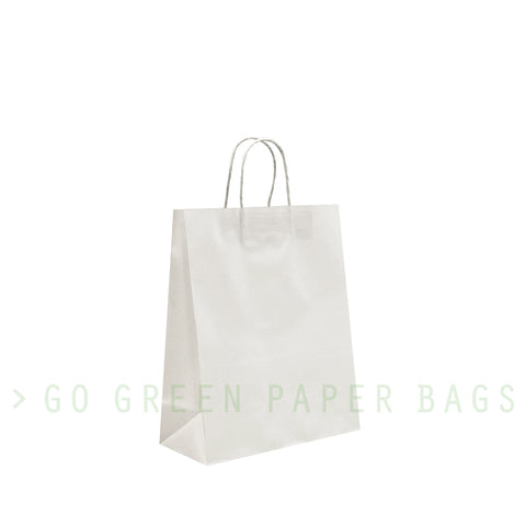 White paper bags