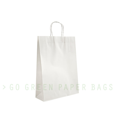White paper bags