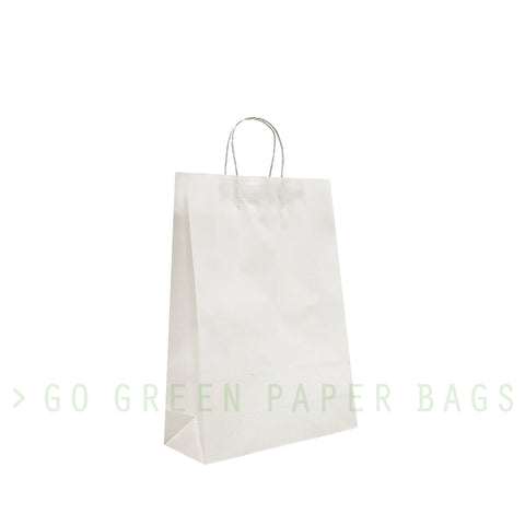 White paper bags