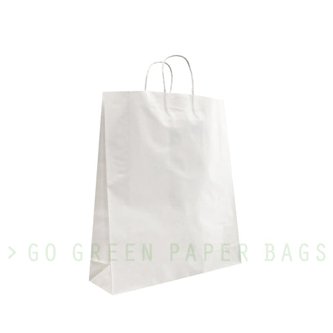 White paper bags