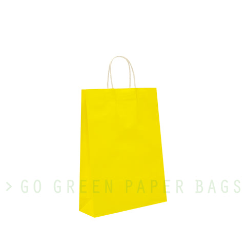 Yellow paper bags