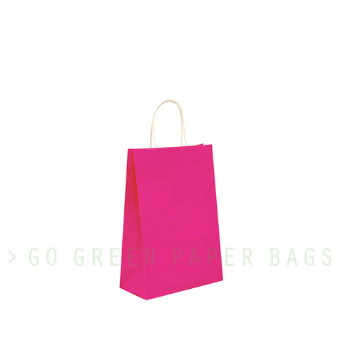 Cerise Pink Paper Bags