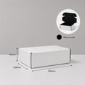 White box with black interior