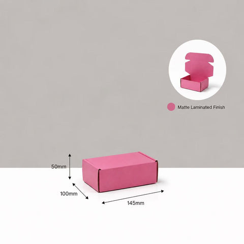 Pink laminated box