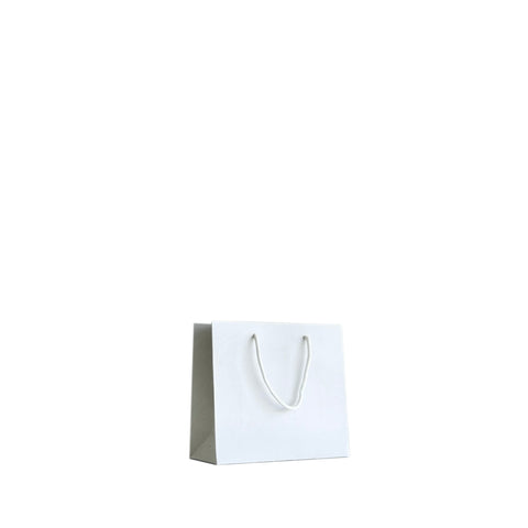 Small - White Matte Laminated Paper Bags