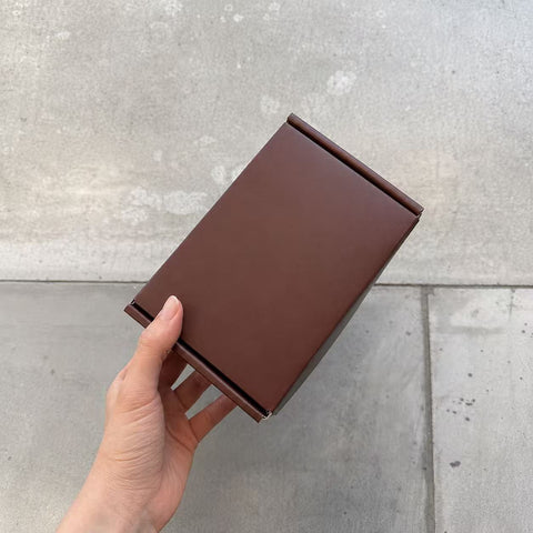 Brown laminated box