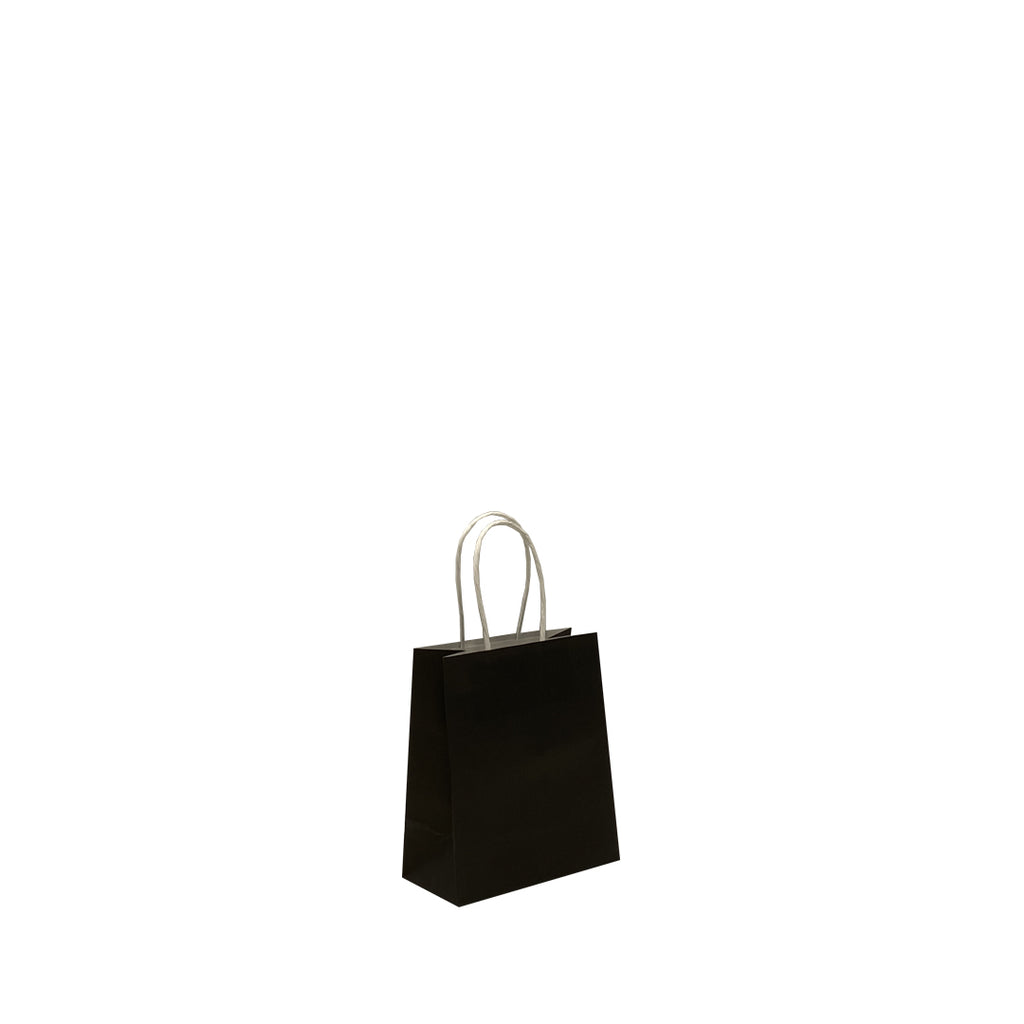 Black kraft paper online bags