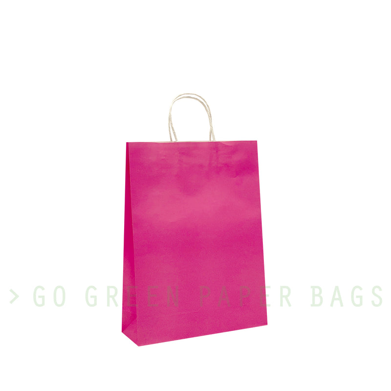 Medium - Cerise Pink Paper Bags