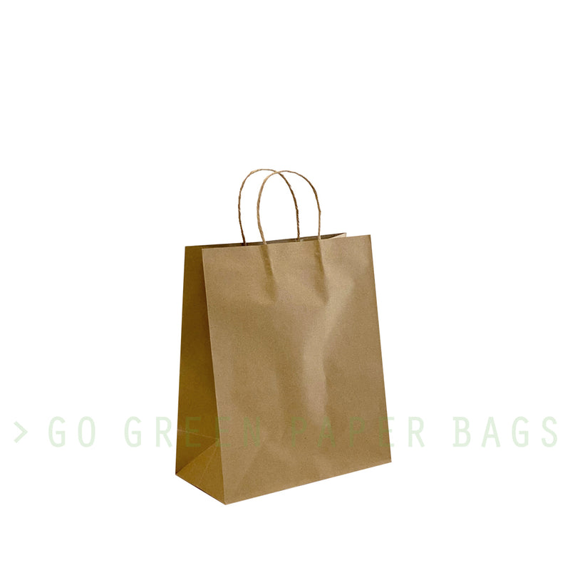 Medium - Made from 70% recycled paper Brown Kraft Bags