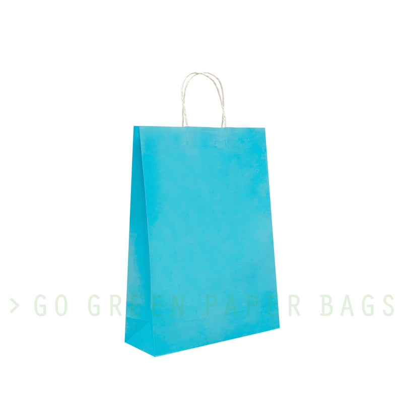 Large - Lake Blue Paper Bags