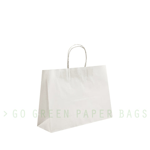 Small Boutique - White Paper Bags