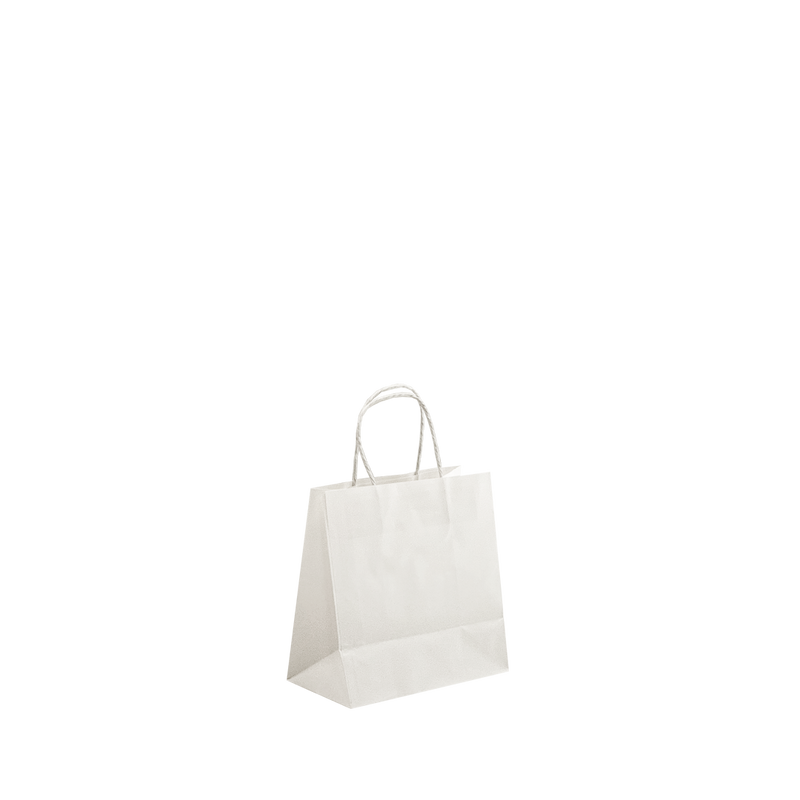 Mini - White Paper Bags