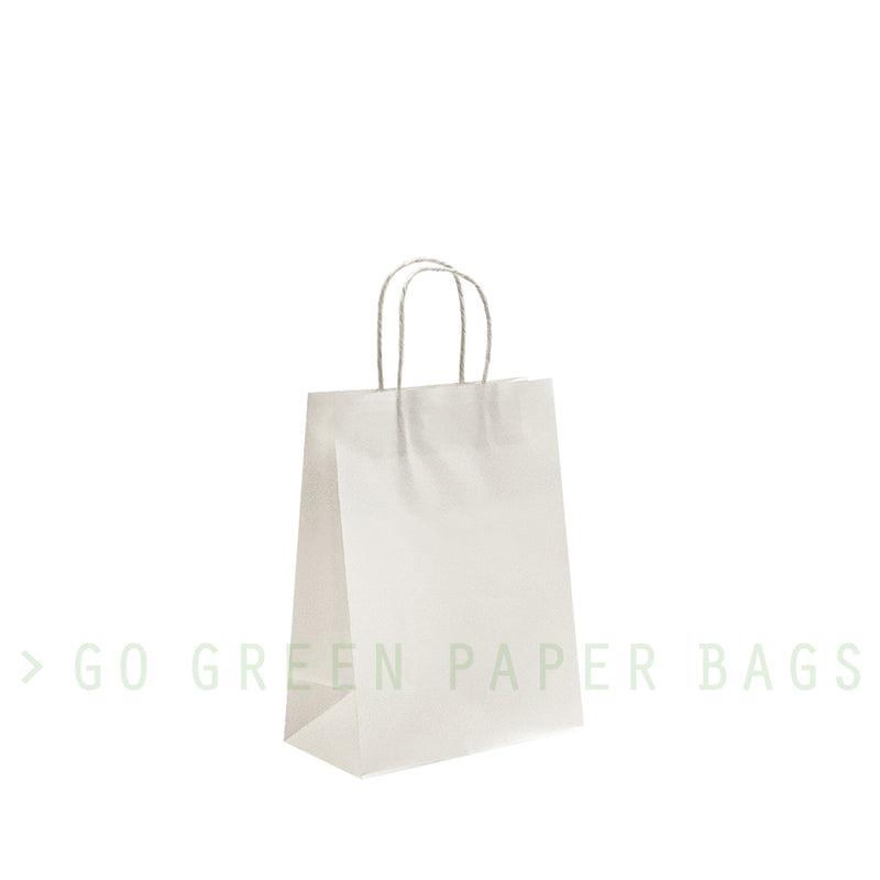 Small - White Paper Bags
