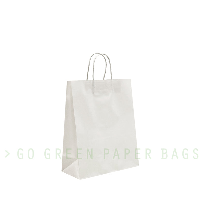 Medium - White Paper Bags